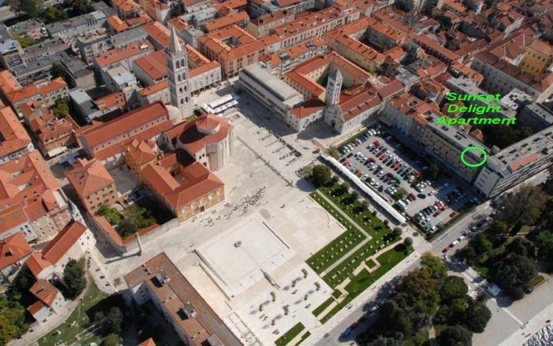 Apartament Sunset Delight In Old Town Zadar Zewnętrze zdjęcie